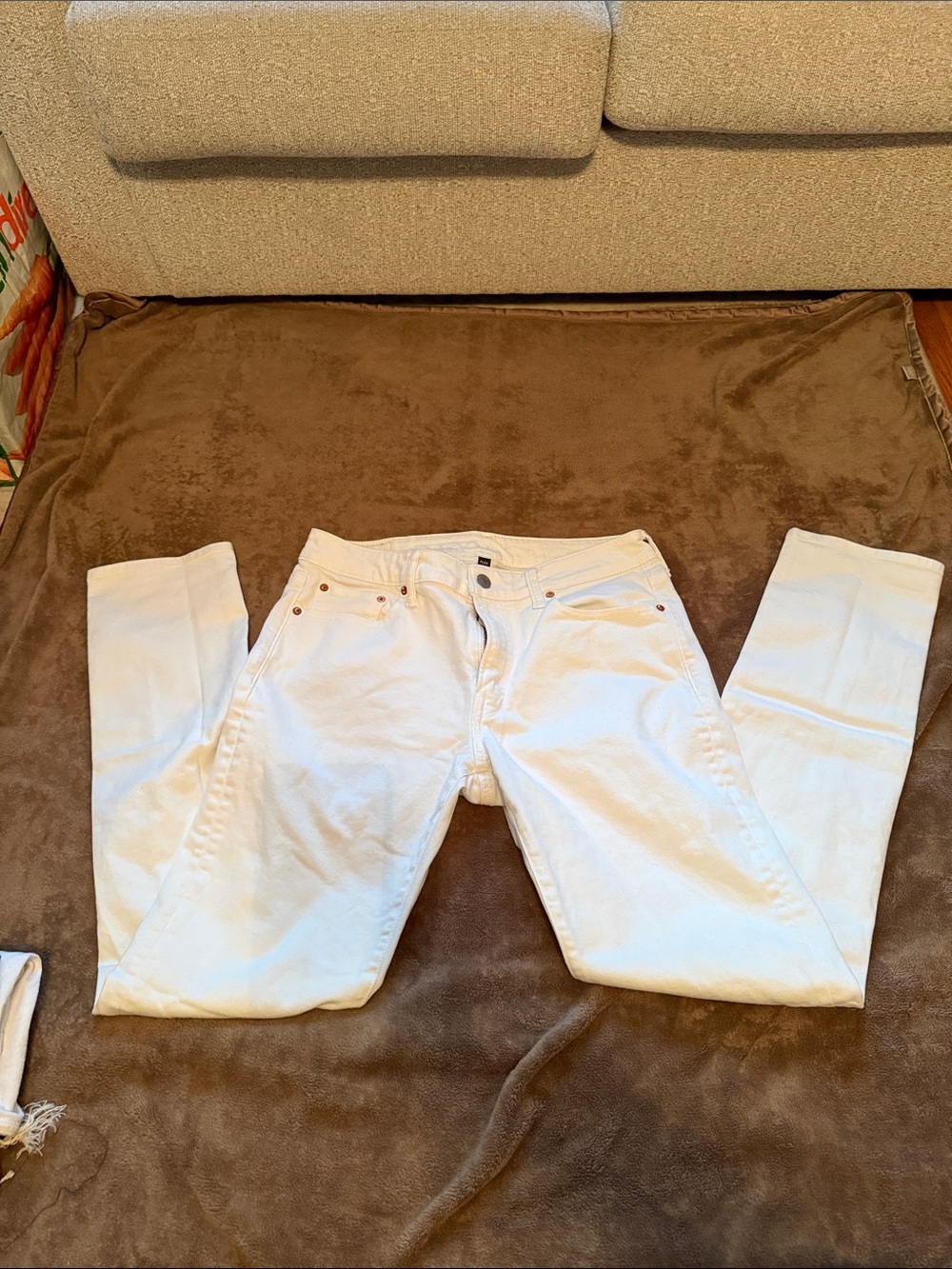 American Age White Flex Jeans 33 x 34